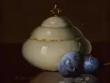 Ronald Berger, Still Life, Oil on board