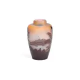 Émile Gallé, Émille Gallé (1846-1904) A 'Rio De Janeiro' Cameo Glass Vase, glass, with cameo mark Galle and engraved Rio de Janeiro