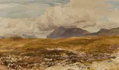 Thomas Collier, Moorland Landscape, Watercolour