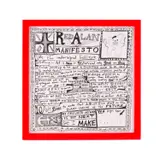 Grayson Perry, Red Alan Manifesto, Print on paper napkin