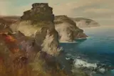 John Shapland, On The Coast, Cornwall, Pastel and watercolour
