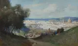 Frank Dean, Florence, 1901, Watercolour heightened with white