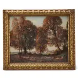Stanley Royle, Autumn Landscape, Oil on canvas