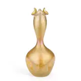 Loetz, A Loetz Gold Papillon Glass Vase, glass