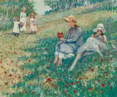 Tom Durkin, Summer Flowers, Oil on canvas
