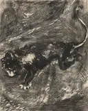 Marc Chagall, Katt, Radering, lysmål