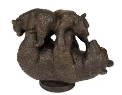 Nic Schiøll, Binne med to unger, Bronse