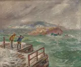 Karl Edvard Diriks, Uvær i Drøbaksundet