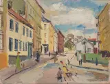 Christoffer Stixrud, Maridalsveien, Olje på plate