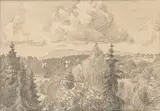 Erik Werenskiold, Landskap i Bærum, Kolsåstoppen og Skaugumåsen 19