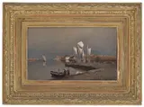Nikolai Ulfsten, Fra Eikvåg, 1882, Olje på mahogniplate