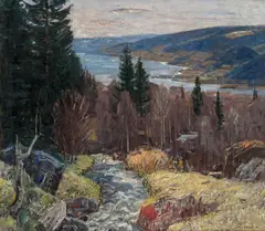 Lars Jorde, Fra Balbergkampen, 1936, Olje på lerret