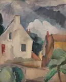 Ragnhild Kaarbø, Landsby, Olje på plate