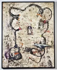 Kjell Erik Killi Olsen, Den kjærlige hekken, 1993, Olje på lerret