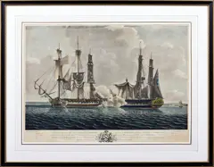 John William Eddy, Fregatten Crescent, Kobberstikk i farger