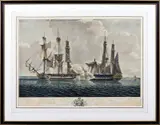 John William Eddy, Fregatten Crescent, Kobberstikk i farger