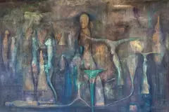 Kjell Erik Killi Olsen, Nocturne, 1991, Olje på lerret