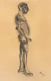 Ludvig Karsten, Stående mannsakt