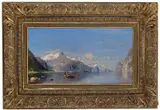 Anton Rasmussen, Fjordlandskap med folkeliv