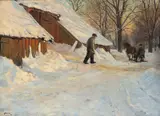 Gudmund Stenersen, Gjester, 1901, Olje på lerret