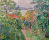 Søren Onsager, Lys sommeraften, 1909, Olje på lerret
