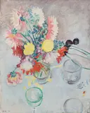 Arne Kavli, Oppstilling med blomster