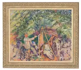 Arne Kavli, Kunstner ved sitt staffeli