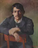 Margrethe Backer Welhaven, Angivelig portrett av Leif, 1903, Olje på lerret