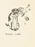 Edvard Munch, Hunden overfaller hushjelpen