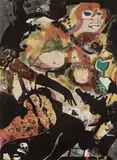 Håkon Bleken, Fra Hedda Gabler, 1987, Fargelitografi, lysmål