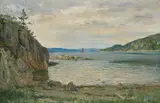 Jørgen Sørensen, Stille sommerdag, 1888, Olje på lerret