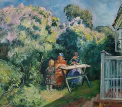 Severin Grande, Syriner, 1924, Olje på lerret