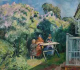 Severin Grande, Syriner, 1924, Olje på lerret