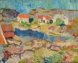 Hans Finne-Grønn, Fra Ramsøya, Olje på plate