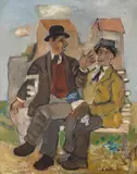 Thorstein Rittun, Frieren, 1955, Olje på lerret