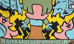 Hariton Pushwagner, Love Baby, 2000, Akryl på plate