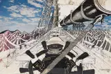 Hariton Pushwagner, Titanic, 1998, Papircollage, foto, tusj, penn og akvarell, lysmål