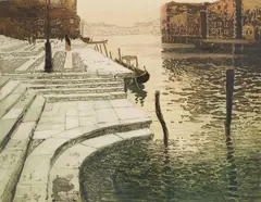 Frits Thaulow, Marmortrappen, Fargeradering, lysmål