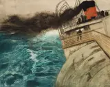 Frits Thaulow, Atlanterhavsdamperen, Fargeradering, lysmål