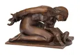 Stephan Sinding, Fanget mor, Bronse