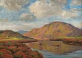 På høyfjellet by Thorolf Holmboe, Olje på lerret, sold Dec 2009