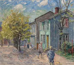 Lars Jorde, Fra Lillehammer, 1931, Olje på lerret