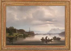 Thomas Fearnley, Fra Fredrikshald, 1829, Olje på lerret