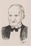 Edvard Munch, Jacob E. Goldstein II, Litografi trykket i svart på gråhvitt papir