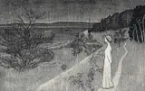 Harald Sohlberg, Stillheten II, 1931, Radering, lysmål