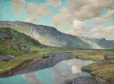 Christian Skredsvig, Budeie ved vanningssted