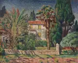 Karl Edvard Diriks, Villa i Sydfrankrike