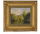 Johan Fredrik Eckersberg, Sommerlandskap med mann i robåt