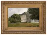 Karl Edvard Diriks, Skrivergården i Drøbak 1882*, Olje på mahogniplate