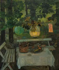 Thorolf Holmboe, Stilleben, 1907, Olje på lerret